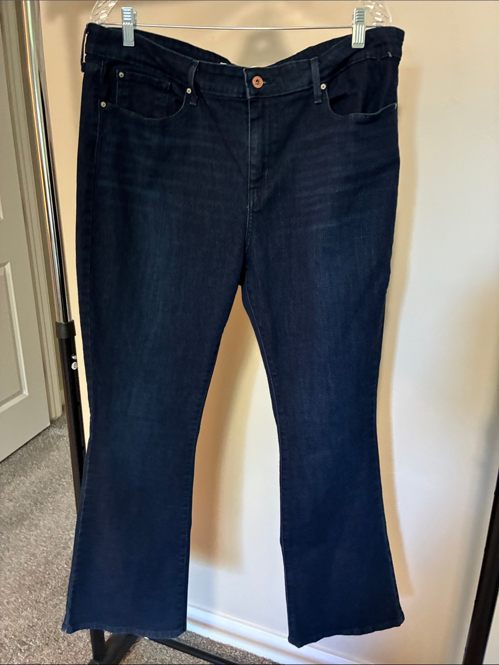 Signature by Levi Strauss Dark Indigo Wide Leg Jeans